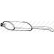 Silencieux arrière 185-021 Bosal