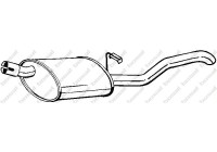 Silencieux arrière 185-089 Bosal