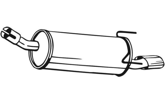 Silencieux arrière 185-133 Bosal, Image 2