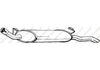 Silencieux arrière 185-137 Bosal