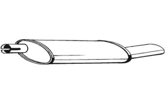Silencieux arrière 185-305 Bosal, Image 2