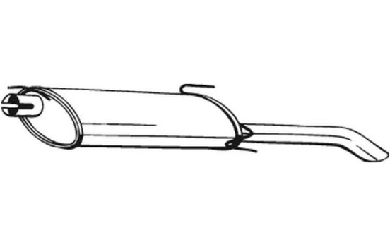 Silencieux arrière 185-311 Bosal, Image 2