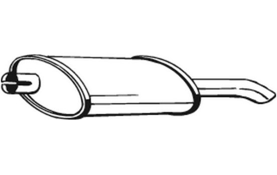 Silencieux arrière 185-315 Bosal, Image 2