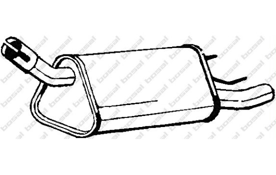 Silencieux arrière 185-339 Bosal, Image 2