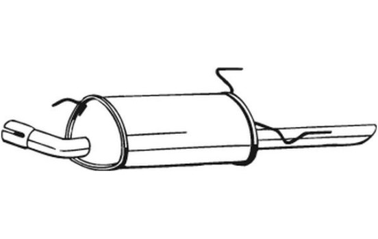 Silencieux arrière 185-405 Bosal, Image 2