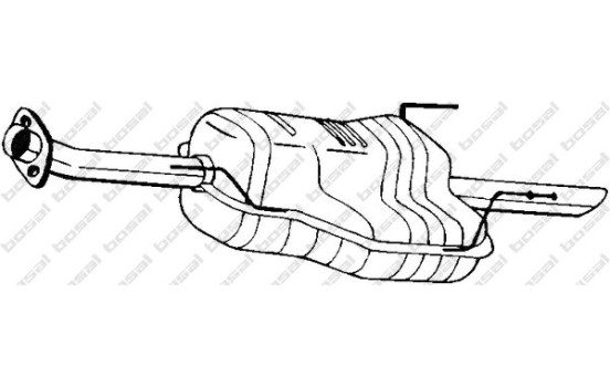 Silencieux arrière 185-441 Bosal, Image 2