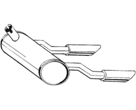 Silencieux arrière 185-582 Bosal