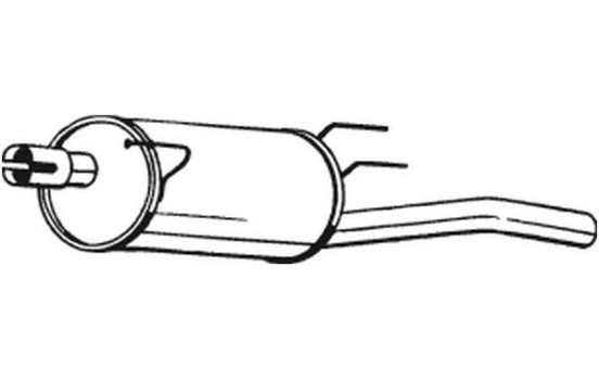 Silencieux arrière 185-637 Bosal, Image 2