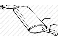 Silencieux arrière 185-665 Bosal