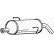Silencieux arrière 190-017 Bosal