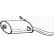 Silencieux arrière 190-041 Bosal