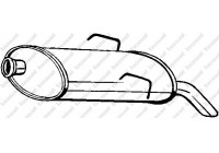 Silencieux arrière 190-077 Bosal