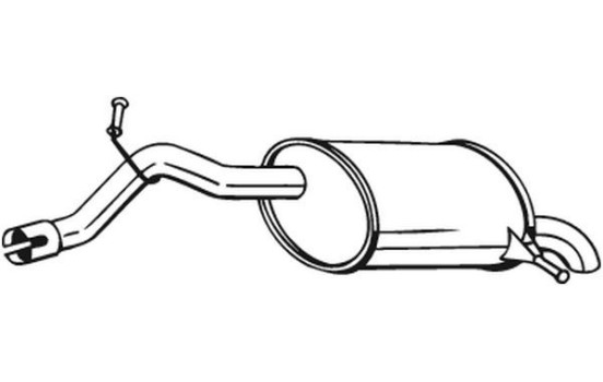 Silencieux arrière 190-085 Bosal, Image 2