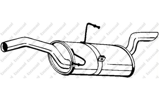 Silencieux arrière 190-101 Bosal