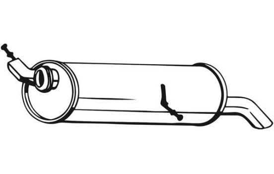 Silencieux arrière 190-141 Bosal, Image 2