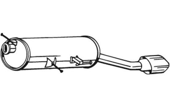 Silencieux arrière 190-169 Bosal, Image 2