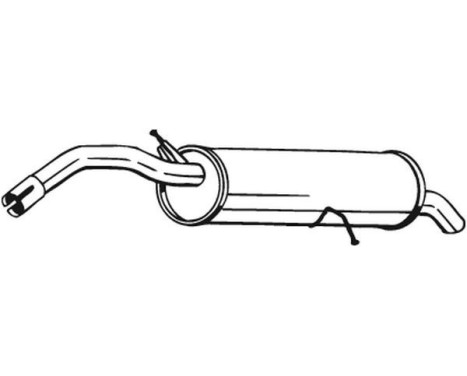 Silencieux arrière 190-243 Bosal