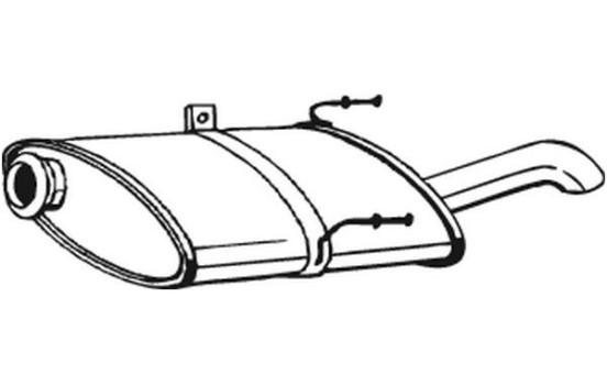 Silencieux arrière 190-295 Bosal, Image 2