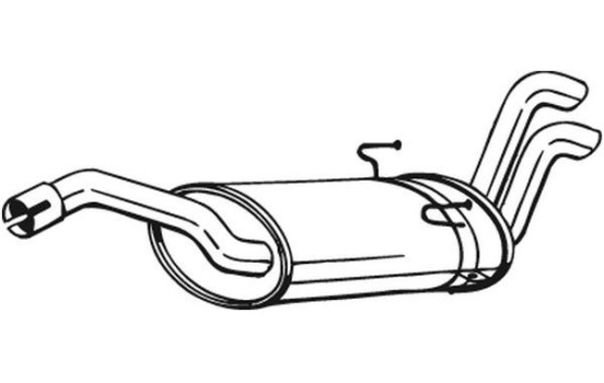 Silencieux arrière 190-297 Bosal, Image 2