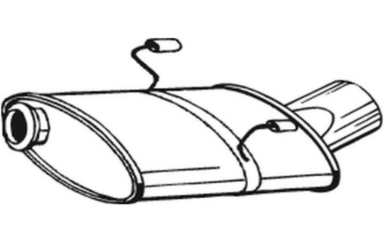Silencieux arrière 190-317 Bosal, Image 2