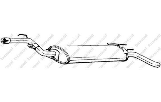Silencieux arrière 190-691 Bosal, Image 2