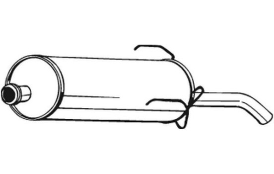 Silencieux arrière 190-807 Bosal, Image 2