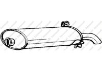 Silencieux arrière 190-939 Bosal