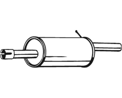 Silencieux arrière 200-015 Bosal