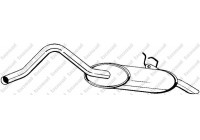 Silencieux arrière 200-111 Bosal