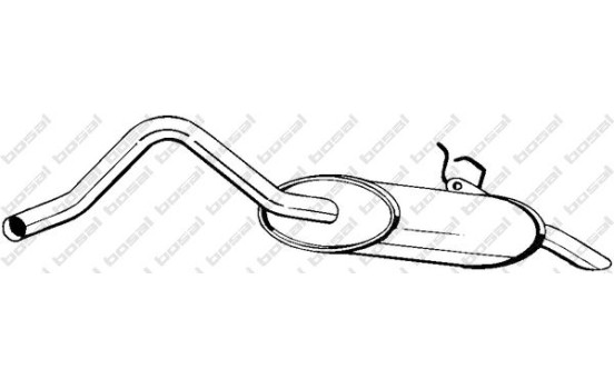Silencieux arrière 200-111 Bosal