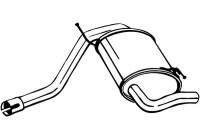 Silencieux arrière 200-113 Bosal