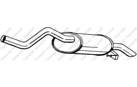 Silencieux arrière 200-401 Bosal