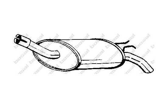Silencieux arrière 200-785 Bosal, Image 2