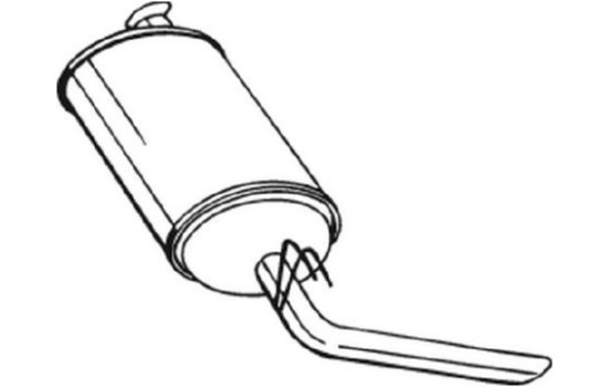 Silencieux arrière 200-989 Bosal, Image 2