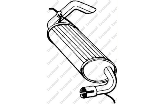 Silencieux arrière 211-403 Bosal