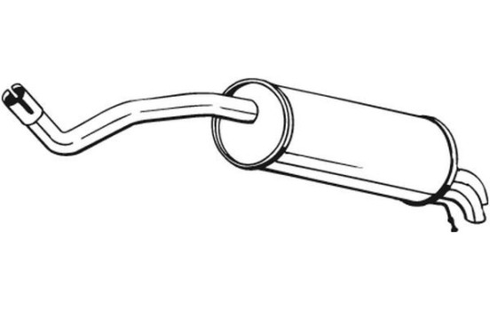 Silencieux arrière 227-021 Bosal, Image 2