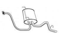 Silencieux arrière 22718 Walker