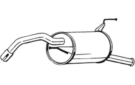 Silencieux arrière 228-145 Bosal, Image 3