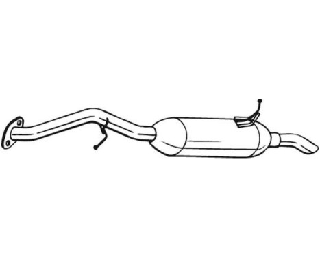 Silencieux arrière 228-201 Bosal