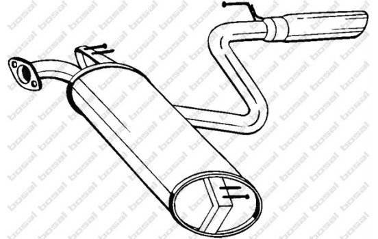 Silencieux arrière 228-469 Bosal