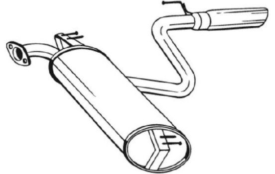 Silencieux arrière 228-469 Bosal, Image 2