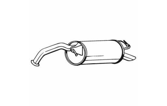 Silencieux arrière 228-475 Bosal