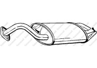 Silencieux arrière 228-491 Bosal