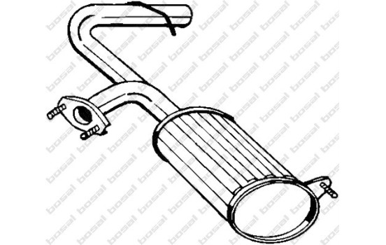Silencieux arrière 229-501 Bosal