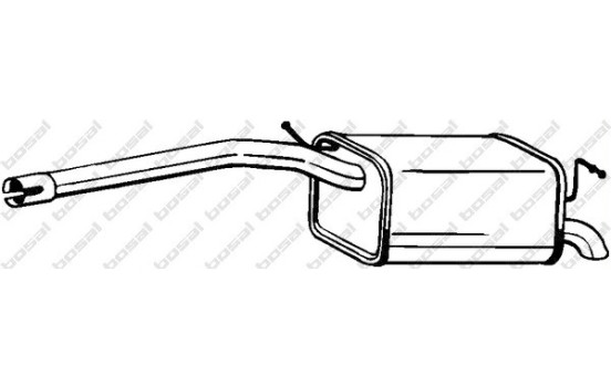 Silencieux arrière 233-059 Bosal, Image 2