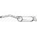Silencieux arrière 233-087 Bosal