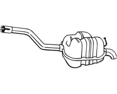 Silencieux arrière 233-543 Bosal