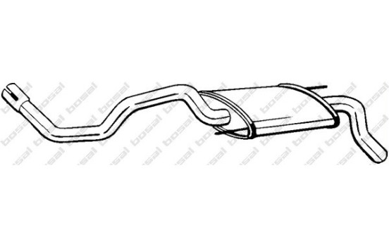 Silencieux arrière 233-605 Bosal, Image 2