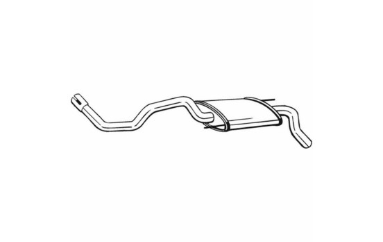 Silencieux arrière 233-605 Bosal