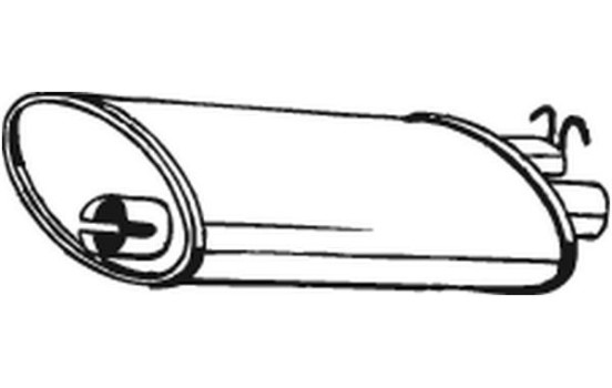 Silencieux arrière 235-003 Bosal, Image 2